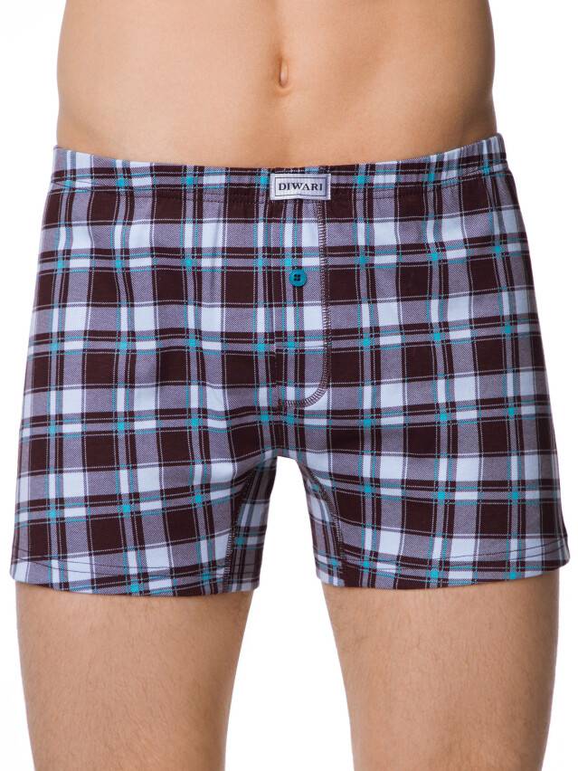 Men's underpants DIWARI SHAPE MBX 104, s.78,82, bordo-turquoise - 2