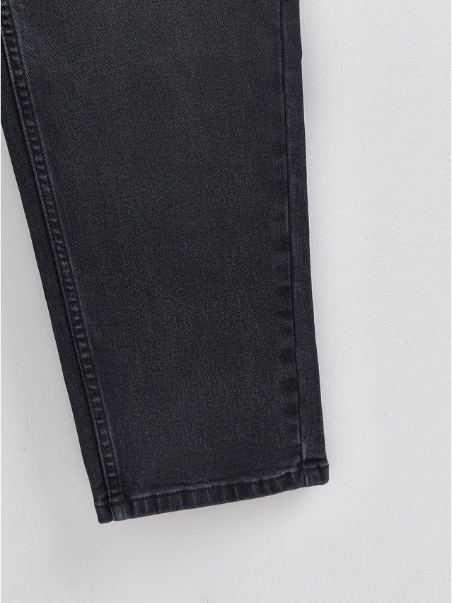 Denim trousers CONTE ELEGANT CON-664, s.170-102, black - 12