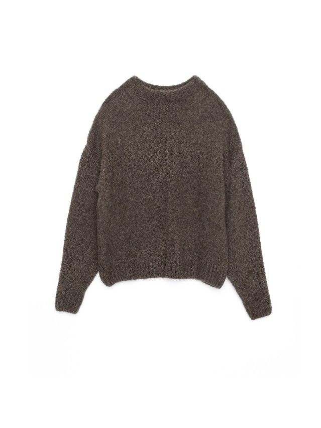 Women's polo neck shirt CONTE ELEGANT LDK120, s.170-84, chocolate tart - 5
