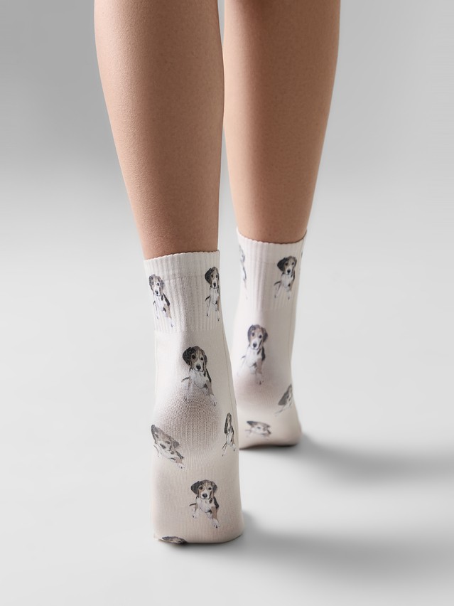 Women's socks CONTE ELEGANT CLASSIC, s.23-25, 1164 beige - 2