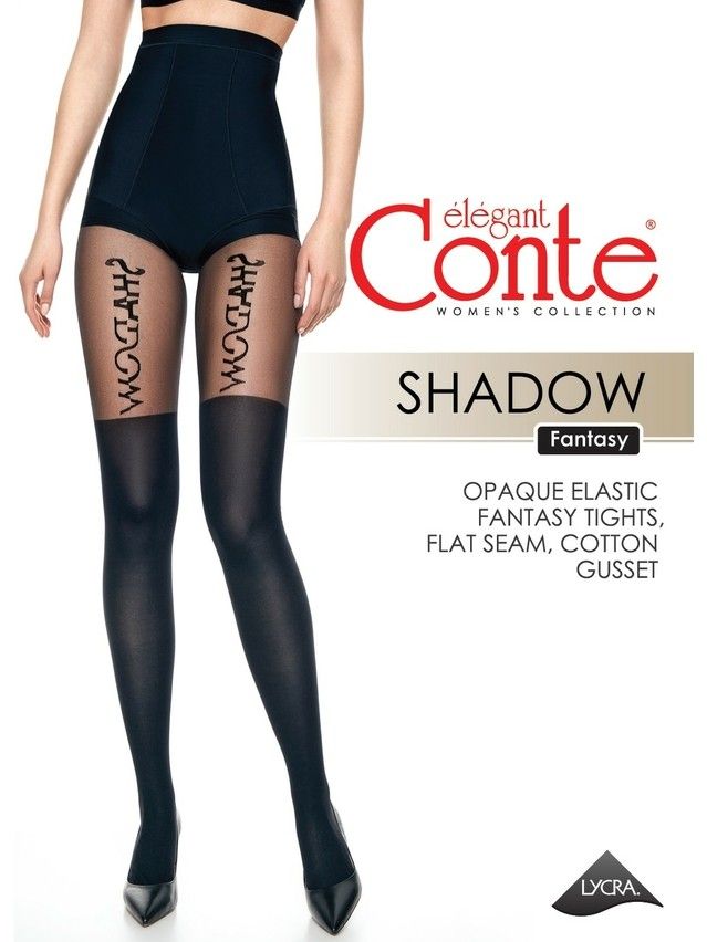 Women's tights CONTE ELEGANT SHADOW, s.2, nero - 3