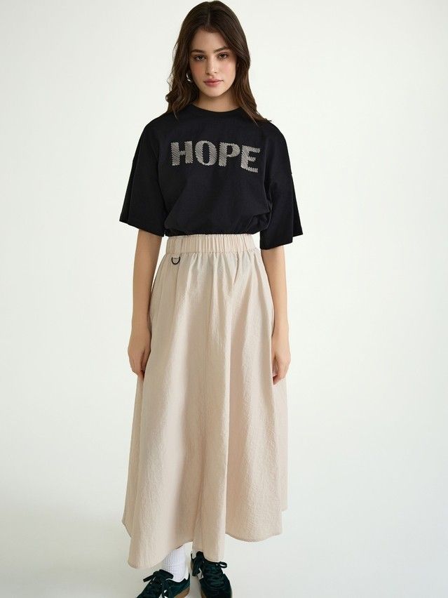 Women's skirt CONTE ELEGANT LU 3107, s.170-90, beige - 1