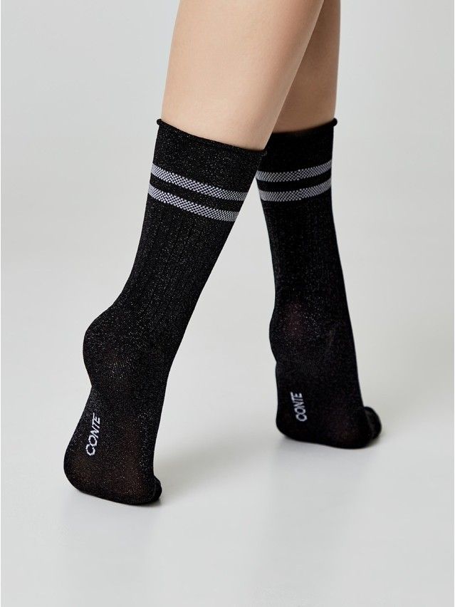 Women's socks CONTE ELEGANT FANTASY, s.23-25, 596 black - 8