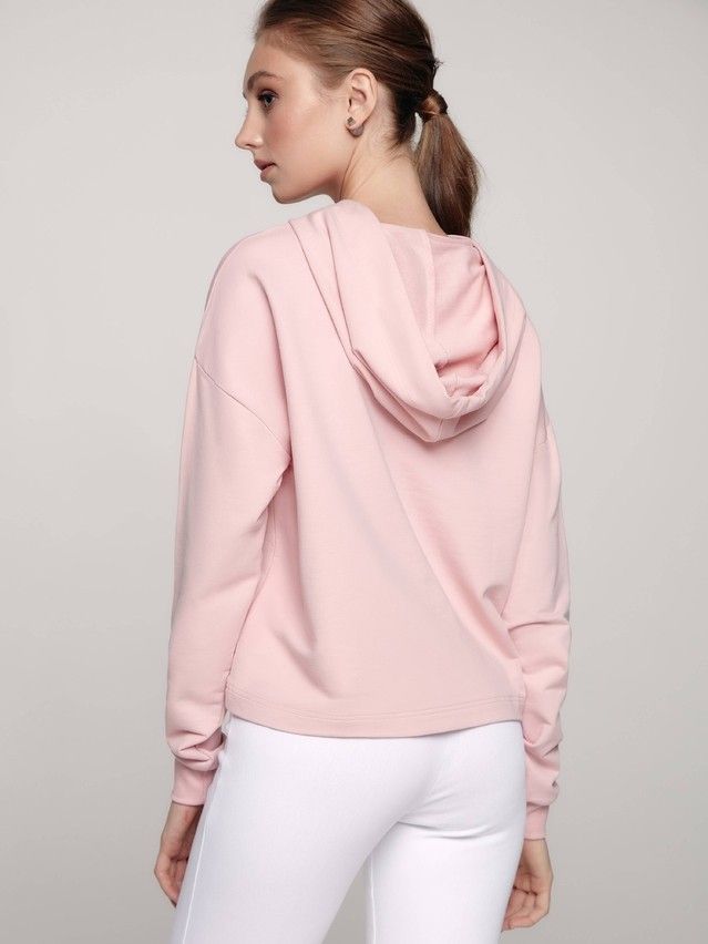 Women's polo neck shirt CONTE ELEGANT LD 1170, s.170-96, romantic pink - 3