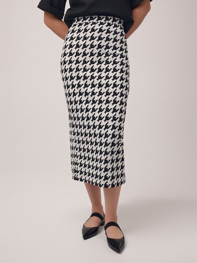 Women's skirt CONTE ELEGANT LU 2815, s.170-94, dogtooth - 2