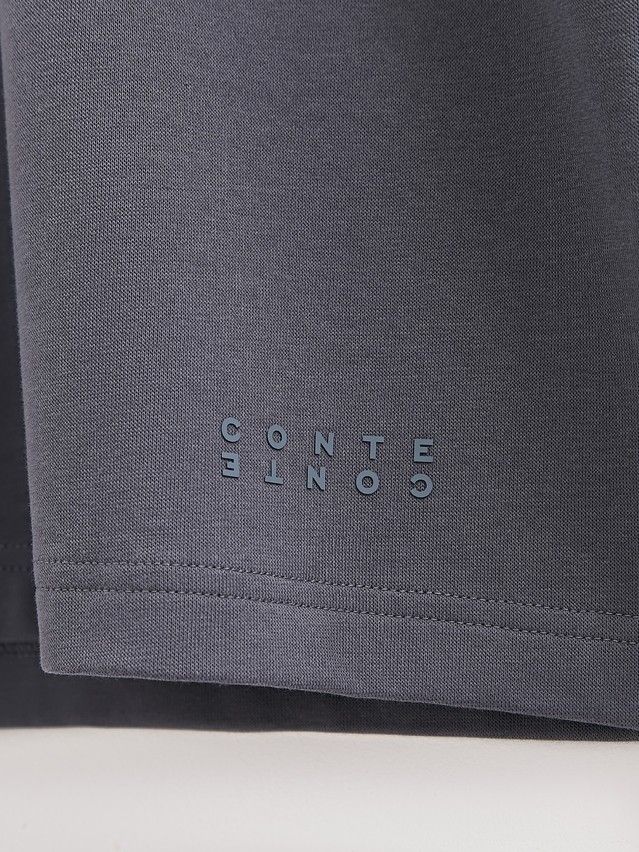 Women's polo neck shirt CONTE ELEGANT LD 3142, s.170-84, graphite - 7