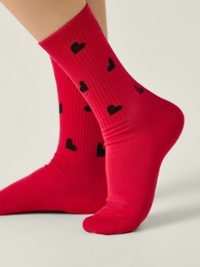 Women's socks CONTE ELEGANT ACTIVE, s.23-25, 708 red - 1