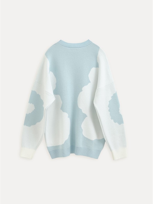 Women's pullover CONTE ELEGANT LDK24122, s.170-84, blue-white - 7