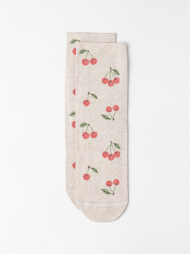 Women's socks CONTE ELEGANT FANTASY, s.23-25, 1196 beige - 1
