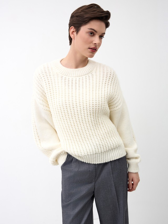 Women's pullover CONTE ELEGANT LDK24137, s.170-84, ecru - 8