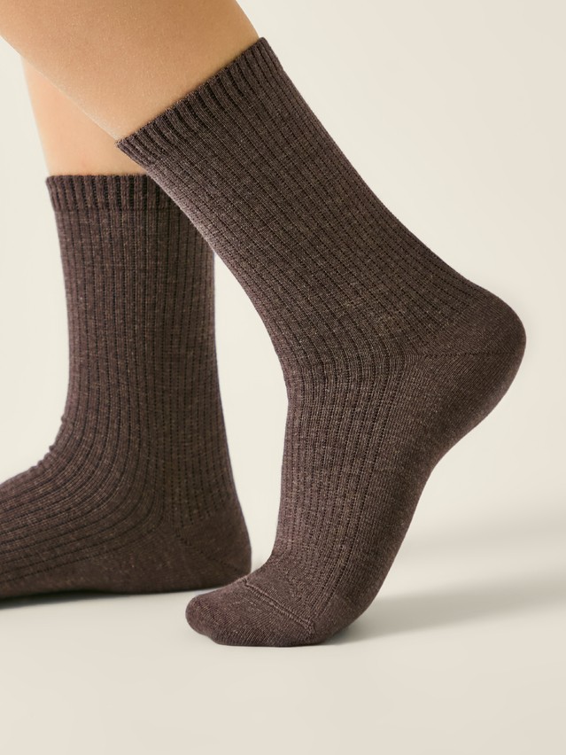 Women's socks CONTE ELEGANT CLASSIC, s.23-25, 751 chocolate - 2
