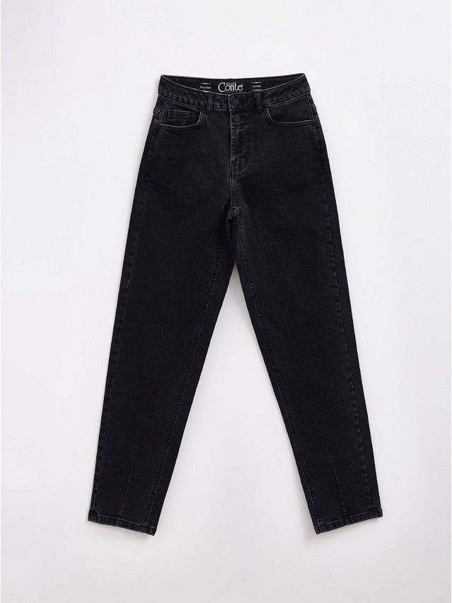 Denim trousers CONTE ELEGANT CON-449, s.170-102, washed black - 4