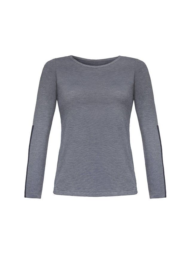Women's polo neck shirt CONTE ELEGANT LD 607, s.158,164-92, grey-blue - 1