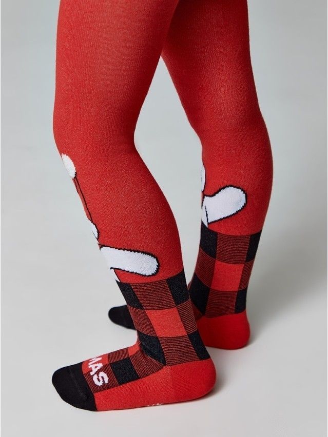 Children's tights CONTE-KIDS NEW YEAR, s.92-98 (14),667 red - 3