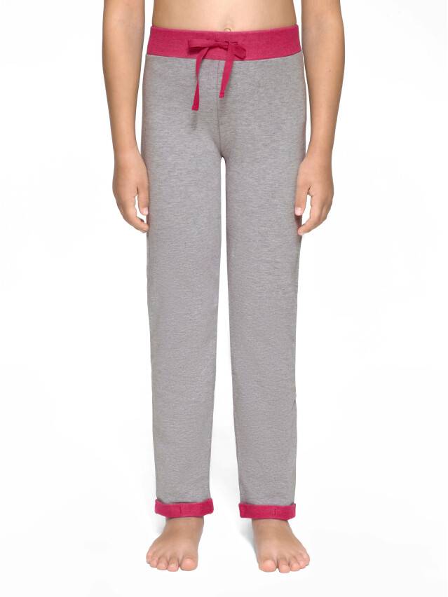 Trousers for girl CONTE ELEGANT JOGGY, s.110,116-56, grey-pink - 3