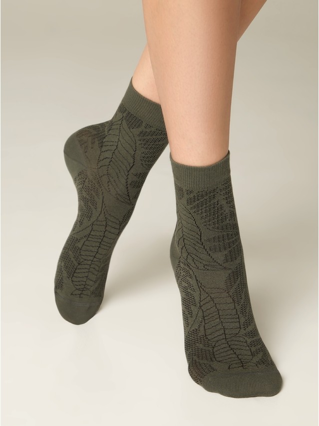 Women's socks CONTE ELEGANT CLASSIC, s.23, 530 khaki - 2