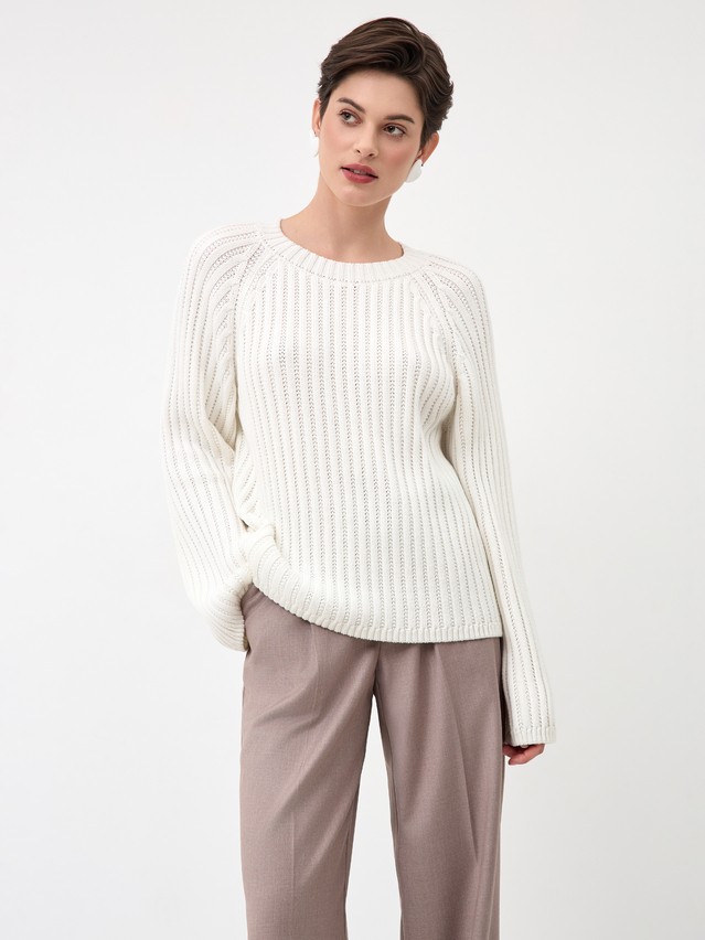 Women's pullover CONTE ELEGANT LDK24117, s.170-84, ecru - 4