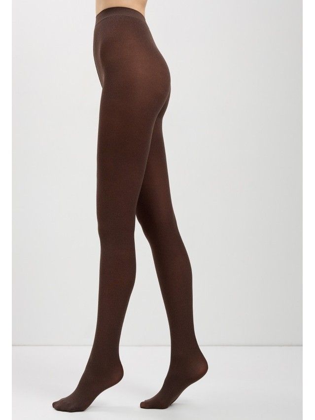 Women's tights CONTE ELEGANT TRENDY MELANGE, s.2, chocolate - 9