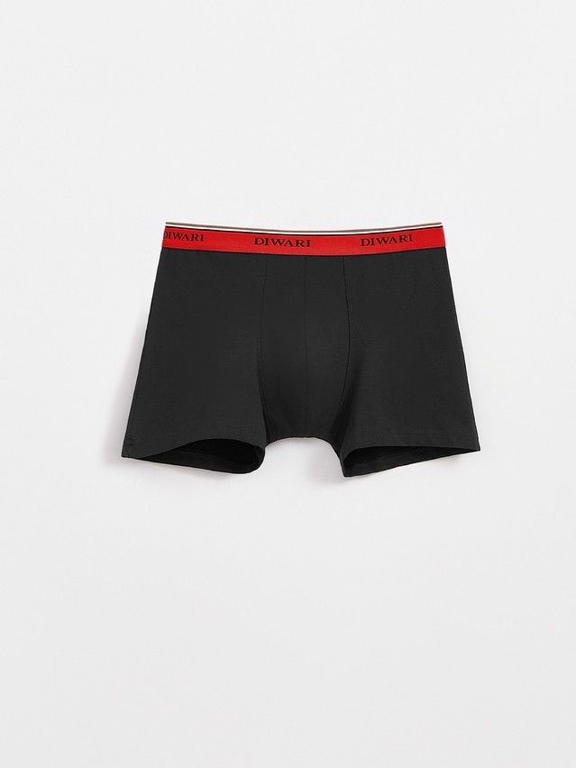 Men's underpants DIWARI PREMIUM MSH 1568, s.78,82, black-red strip - 4