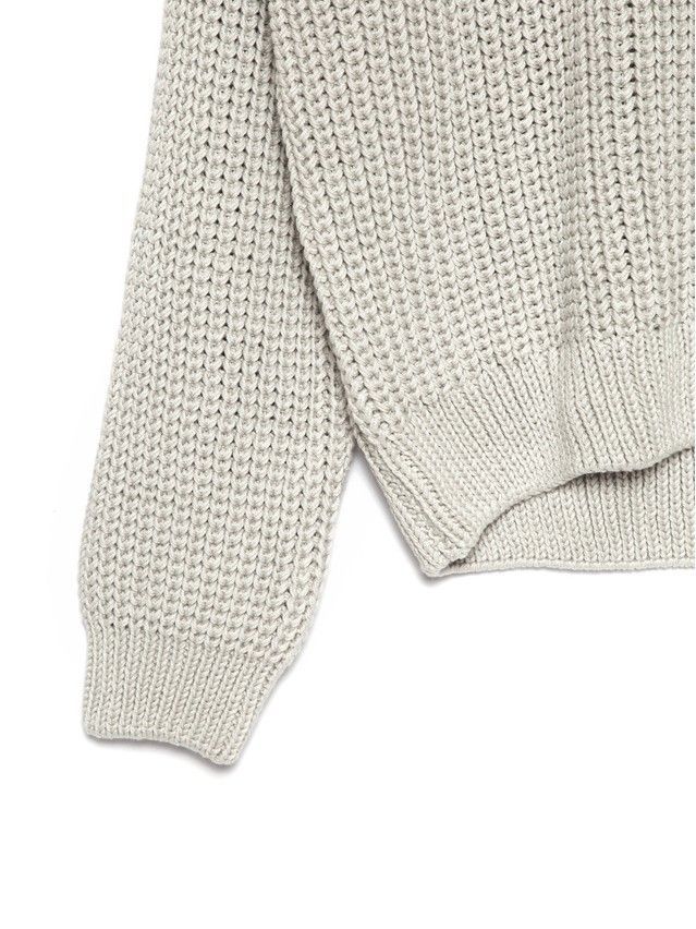 Women's polo neck shirt CONTE ELEGANT LDK110, s.170-84, light silver - 7