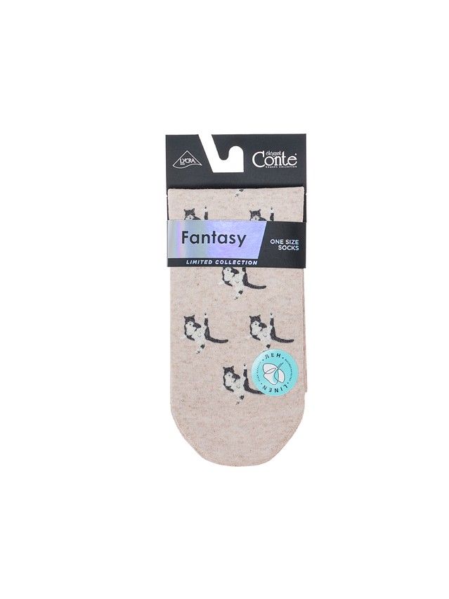 Women's socks CONTE ELEGANT FANTASY, s.23-25, 959 beige - 4
