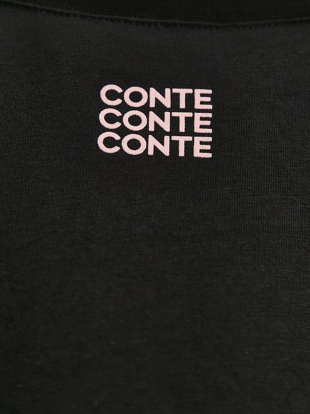 Women's polo neck shirt CONTE ELEGANT LD 3036, s.170-92, black-dogs - 6