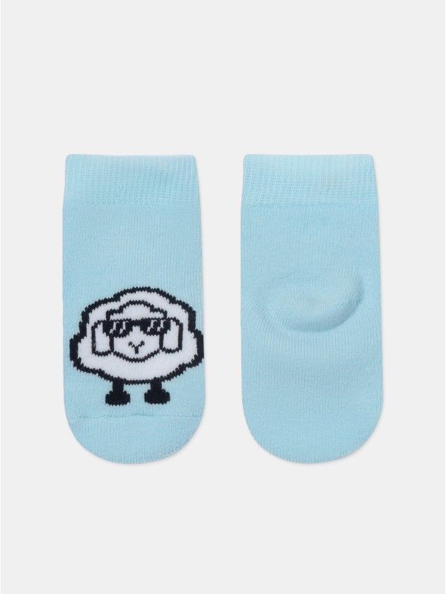 Children's socks CONTE-KIDS SOF-TIKI, s.10, 640 pale turquoise - 1