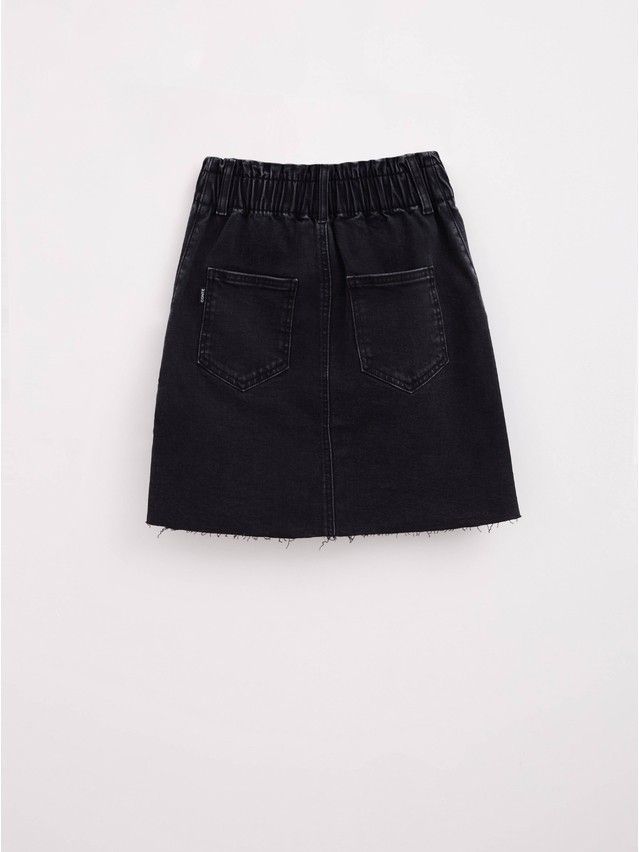 Denim skirt CONTE ELEGANT CON-424, s.170-86, washed black - 10
