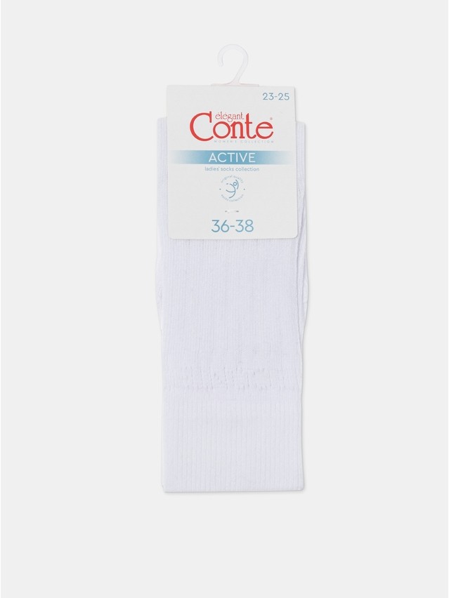Women's socks CONTE ELEGANT ACTIVE, s.23-25, 624 white - 7