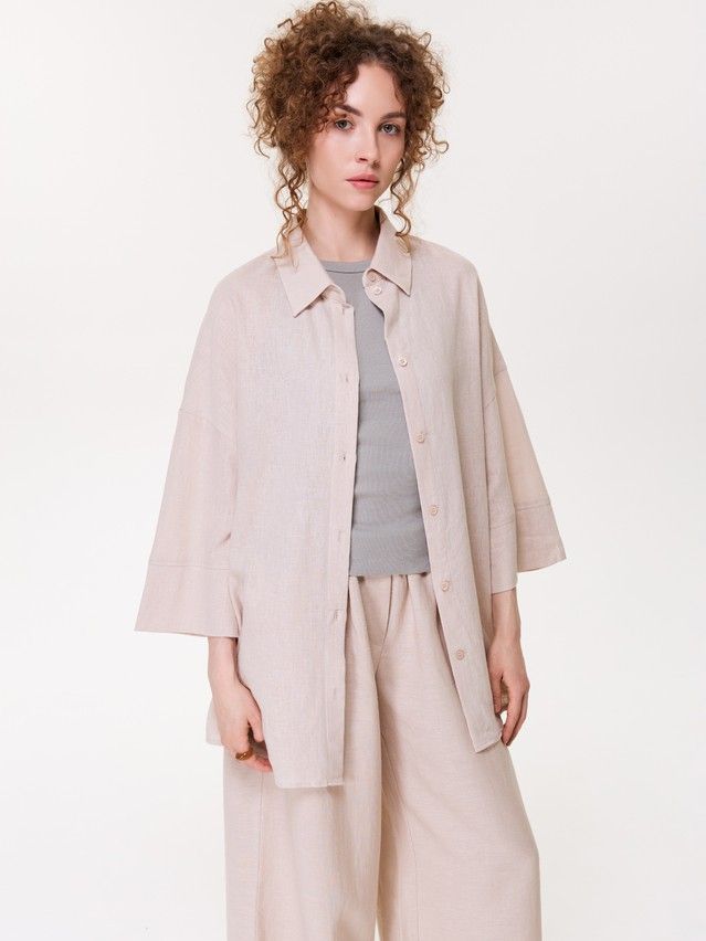 Women's shirt CONTE LRU 3482, s.170-84-90, beige - 4