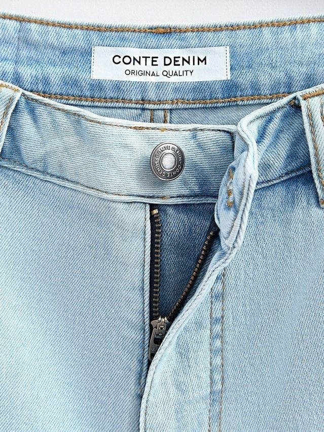 Denim trousers CONTE ELEGANT CON-784, s.170-102, light blue - 12