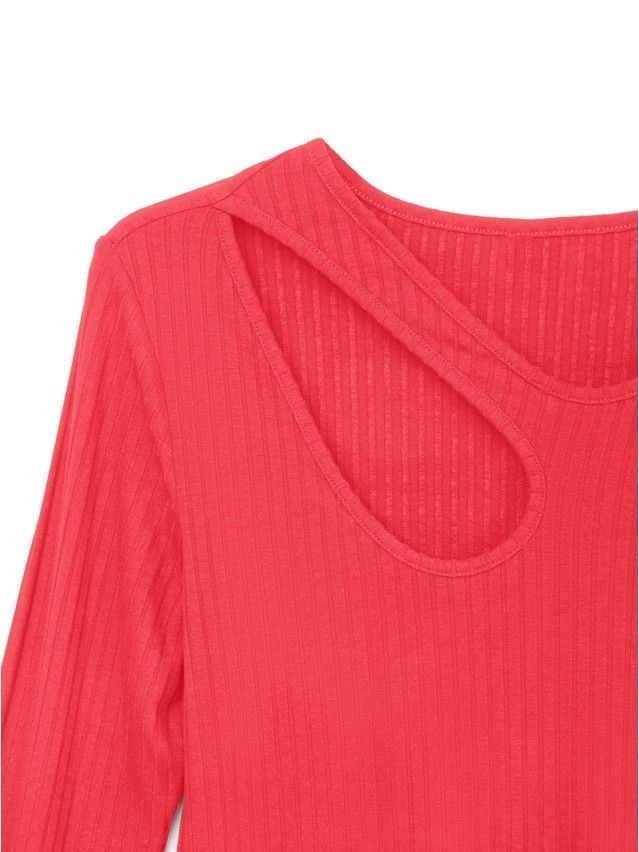 Women's polo neck shirt CONTE ELEGANT LD 890, s.170-92, risky red - 3