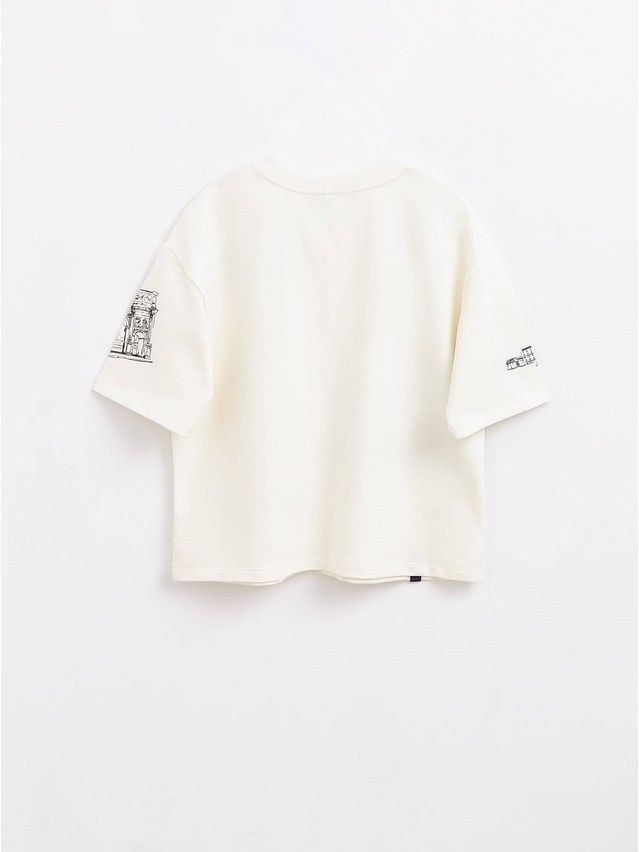 Women's polo neck shirt CONTE ELEGANT LD 1634, s.170-92, ecru - 5