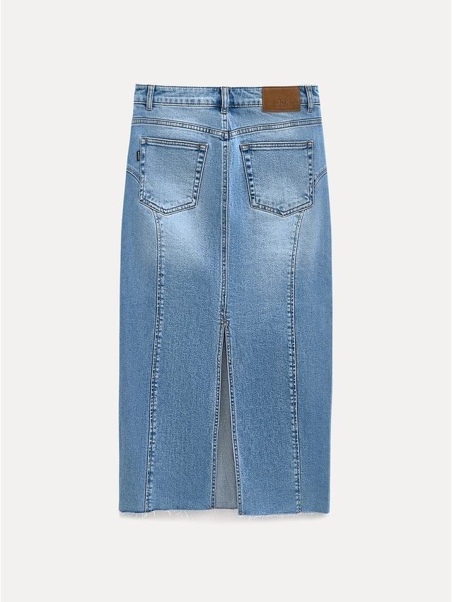 Denim skirt CONTE ELEGANT CON-804, s.170-90, light blue - 8