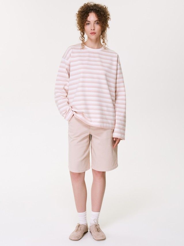 Women's jumper CONTE LD 3591, s.170-84, beige-pink-ecru - 1