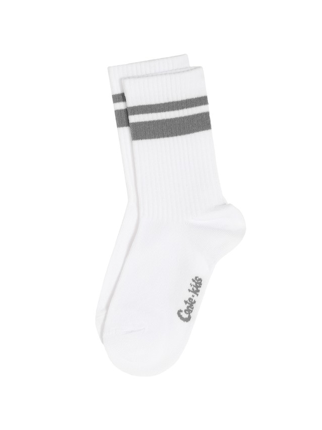 Children's socks CONTE-KIDS ACTIVE, s.16, 1020 white-grey - 4