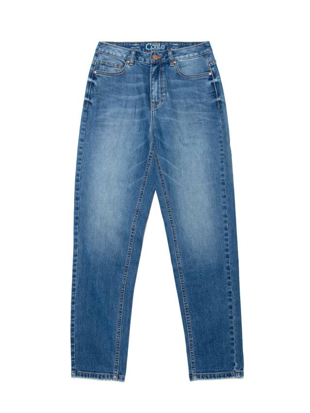Mom Fit jeans jeans with High rise CON-187, s.170-102, mid blue - 4