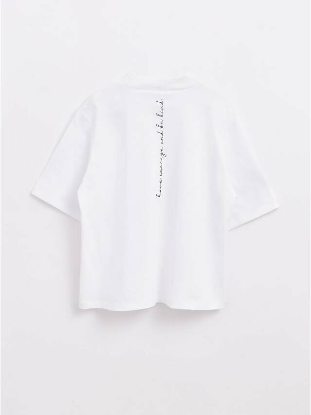 Women's polo neck shirt CONTE ELEGANT LD 1409, s.170-92, white - 2