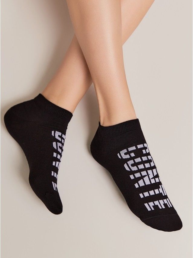Women's socks CONTE ELEGANT ACTIVE, s.25-27, 574 black - 2