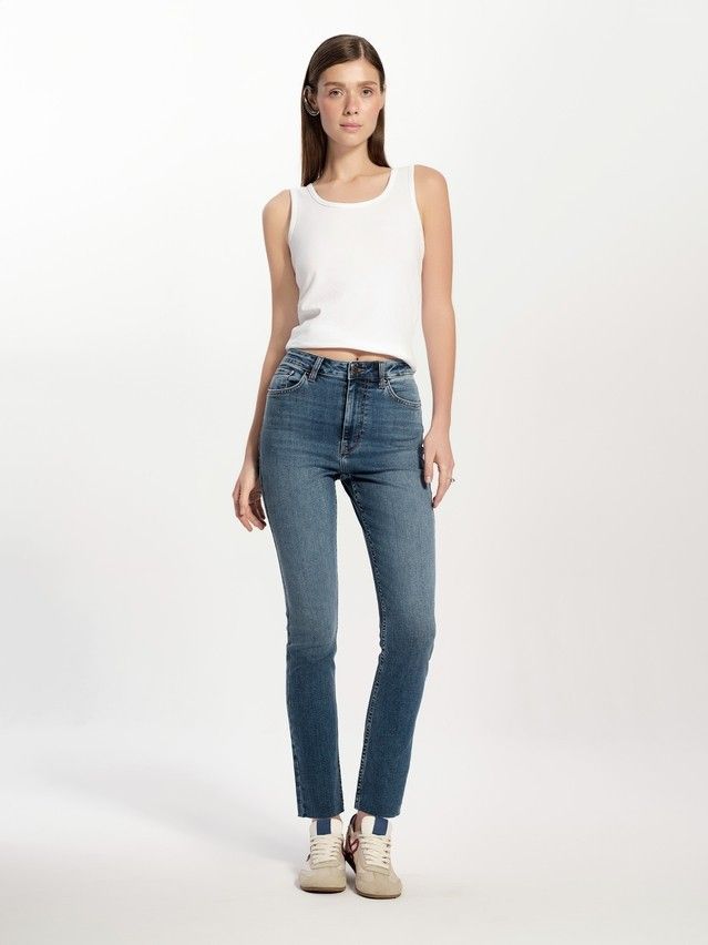 Denim trousers CONTE ELEGANT CON-721, s.170-102, blue - 1