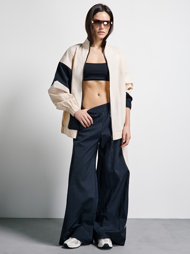 Women's trousers CONTE LBK 3514, s.170-84-90, black-beige - 1