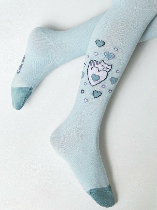 Children's tights CONTE-KIDS TIP-TOP, s.116-122 (18),679 pale turquoise - 5