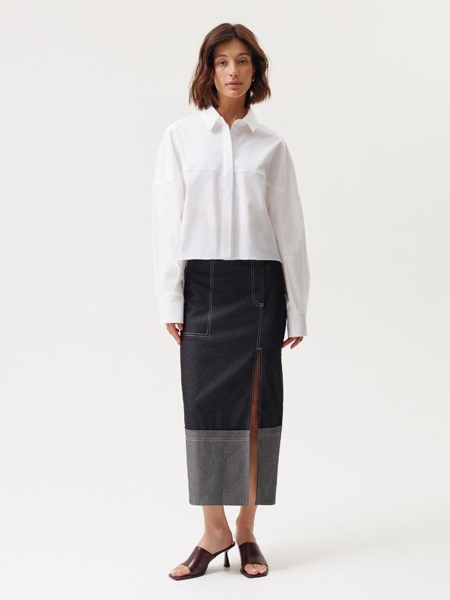 Women's shirt CONTE LRU 3737, s.170-84-90, white - 1