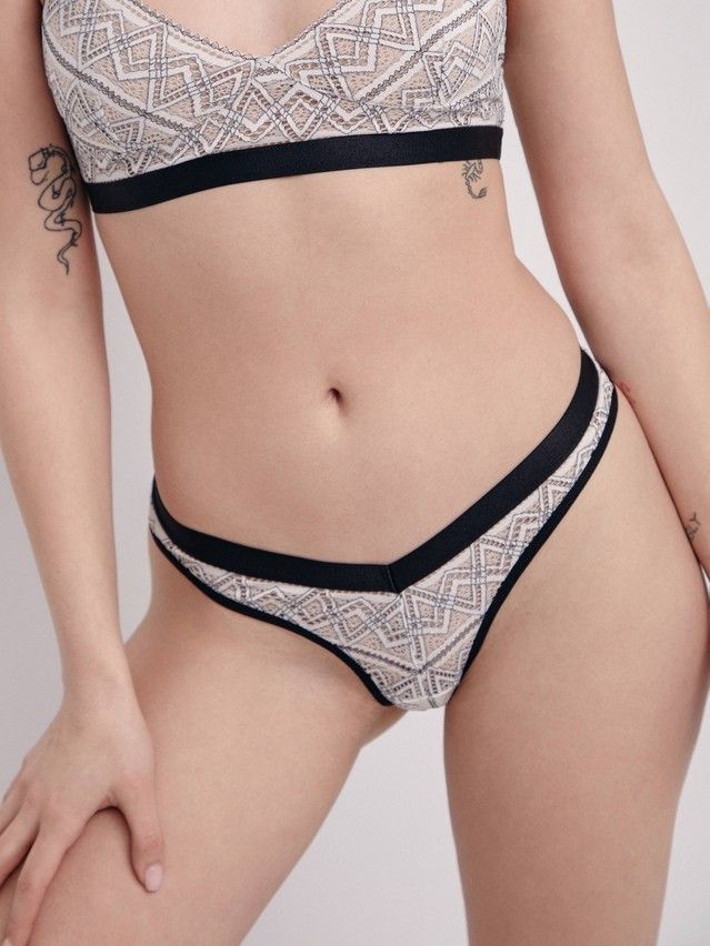 Women's panties CONTE ELEGANT FAIRYTALE LBR 1555, s.90, ecru - 1