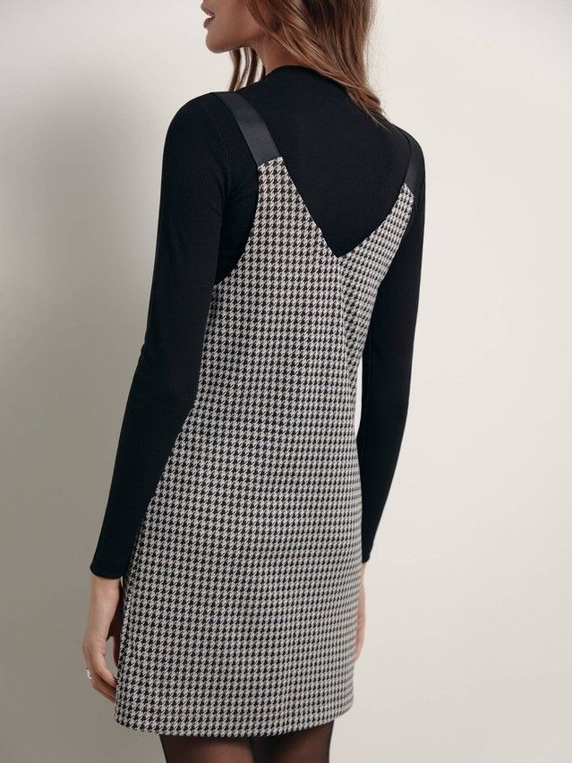 Women's pinafore dress CONTE ELEGANT LSF 1404, s.170-88-94, dogtooth - 3