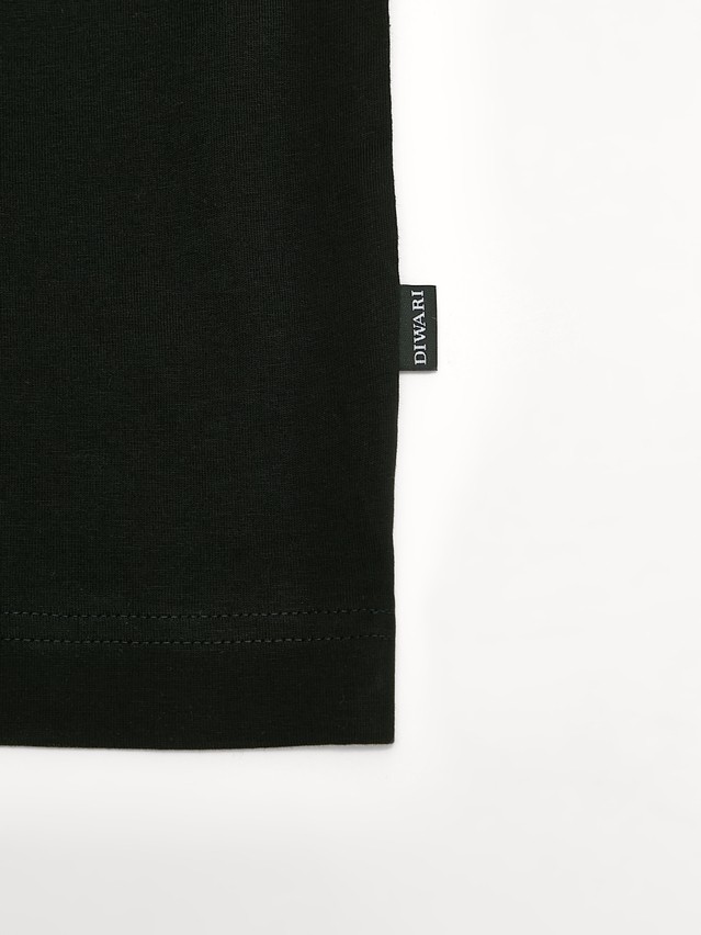 Men's polo neck shirt DIWARI BASIC MEN MD 4028, s.176,182-92, black - 3