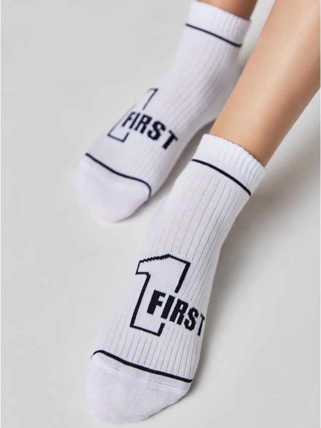 Children's socks CONTE-KIDS ACTIVE, s.36-37, 511 white - 1