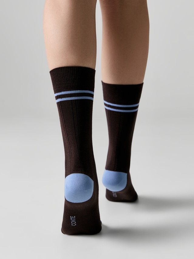 Women's socks CONTE ELEGANT SPORT, s.23-25, 1104 chocolate - 2