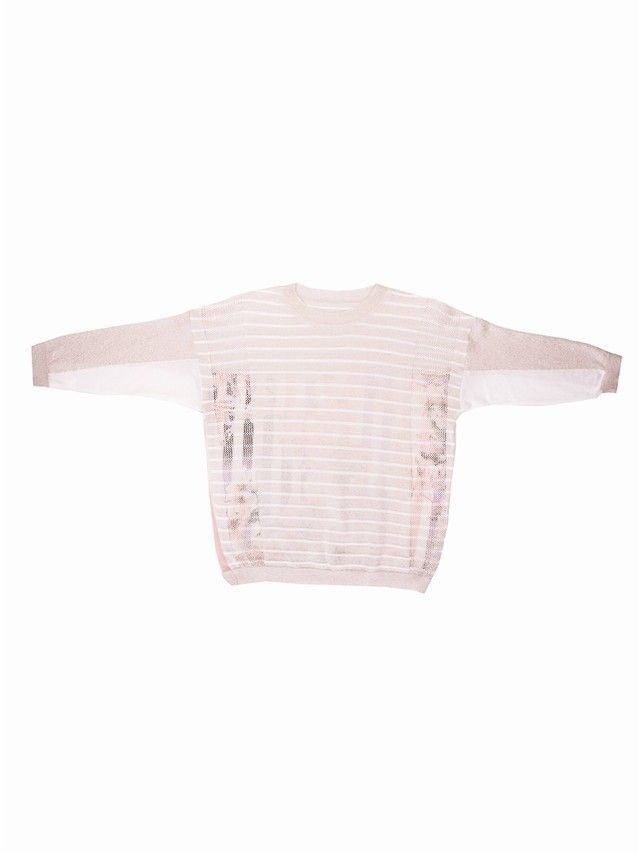 Women's polo neck shirt CONTE ELEGANT LDK033, s.158,164-84, pink - 4