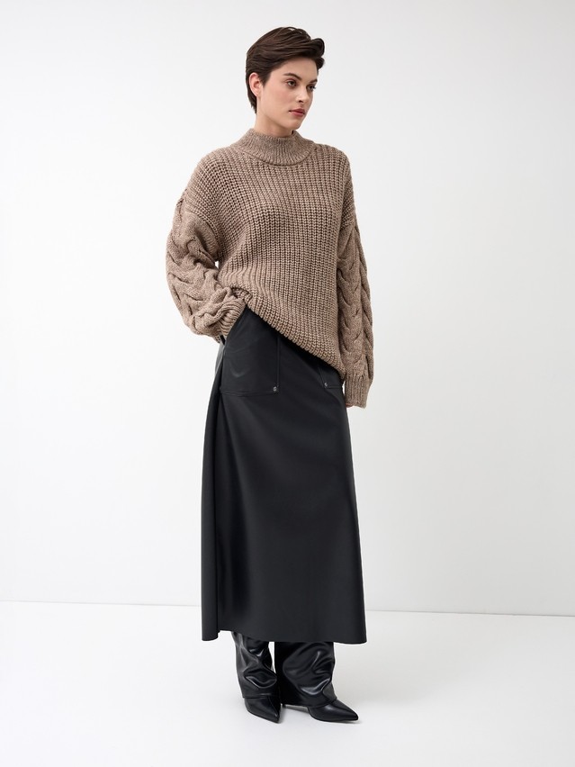 Women's pullover CONTE ELEGANT LDK24136, s.170-84, beige melange - 10